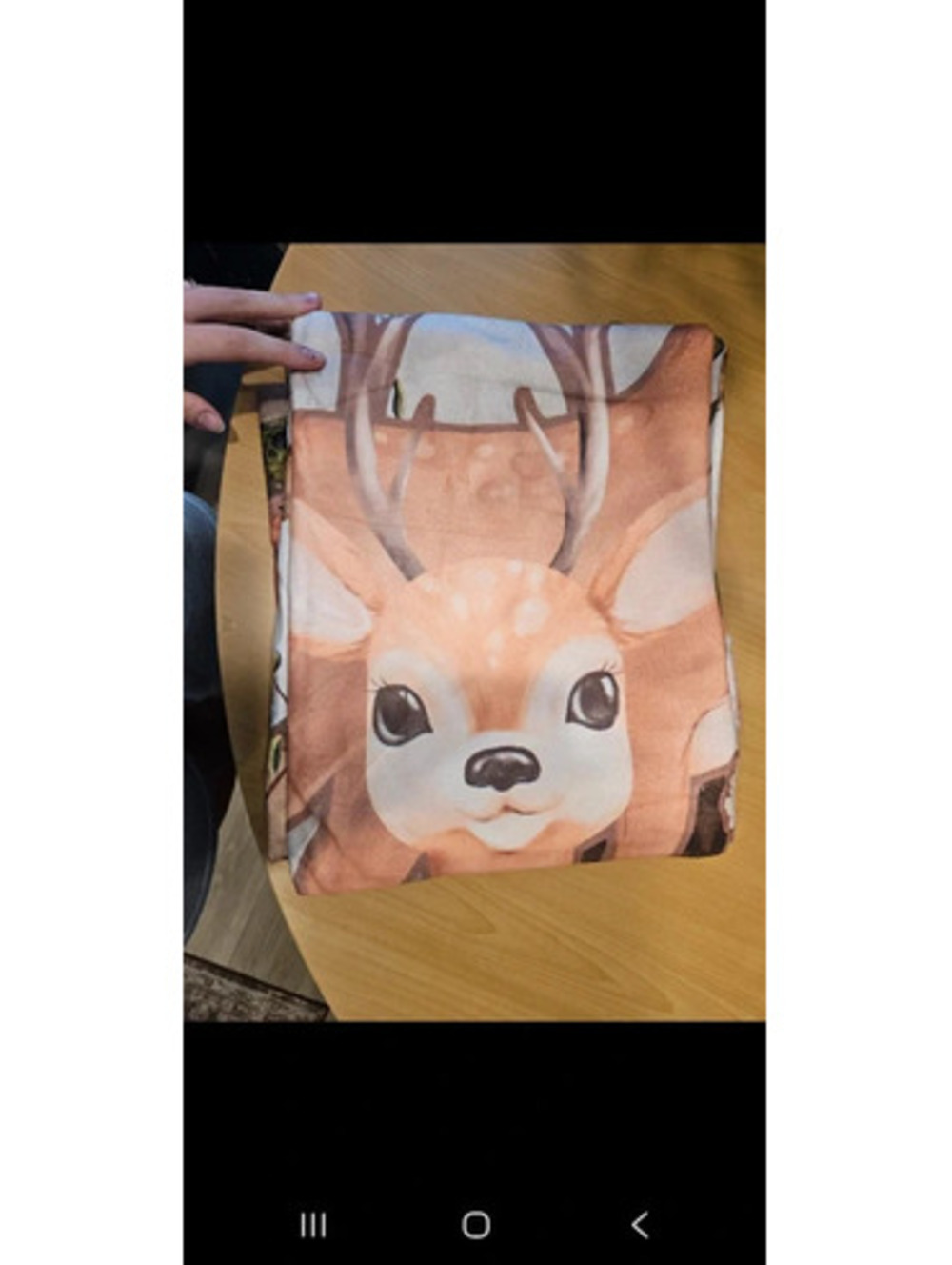 Fancy fabrics backdrop "oh deer"